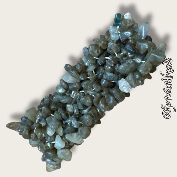 Bundle Sale 3 for $15 | Stone Chip Multi-Strand Stretch Bracelet - Picture 1 of 7